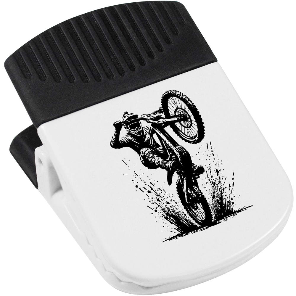 'Muddy Mountain Bike Wheelie' Magnetic Clip (CP00042407)