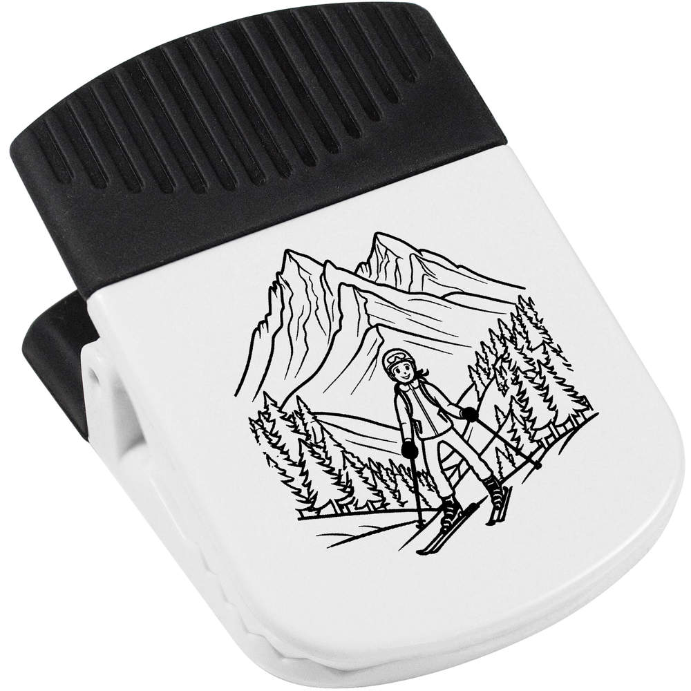 'Mountain Skiing' Magnetic Clip (CP00043726)