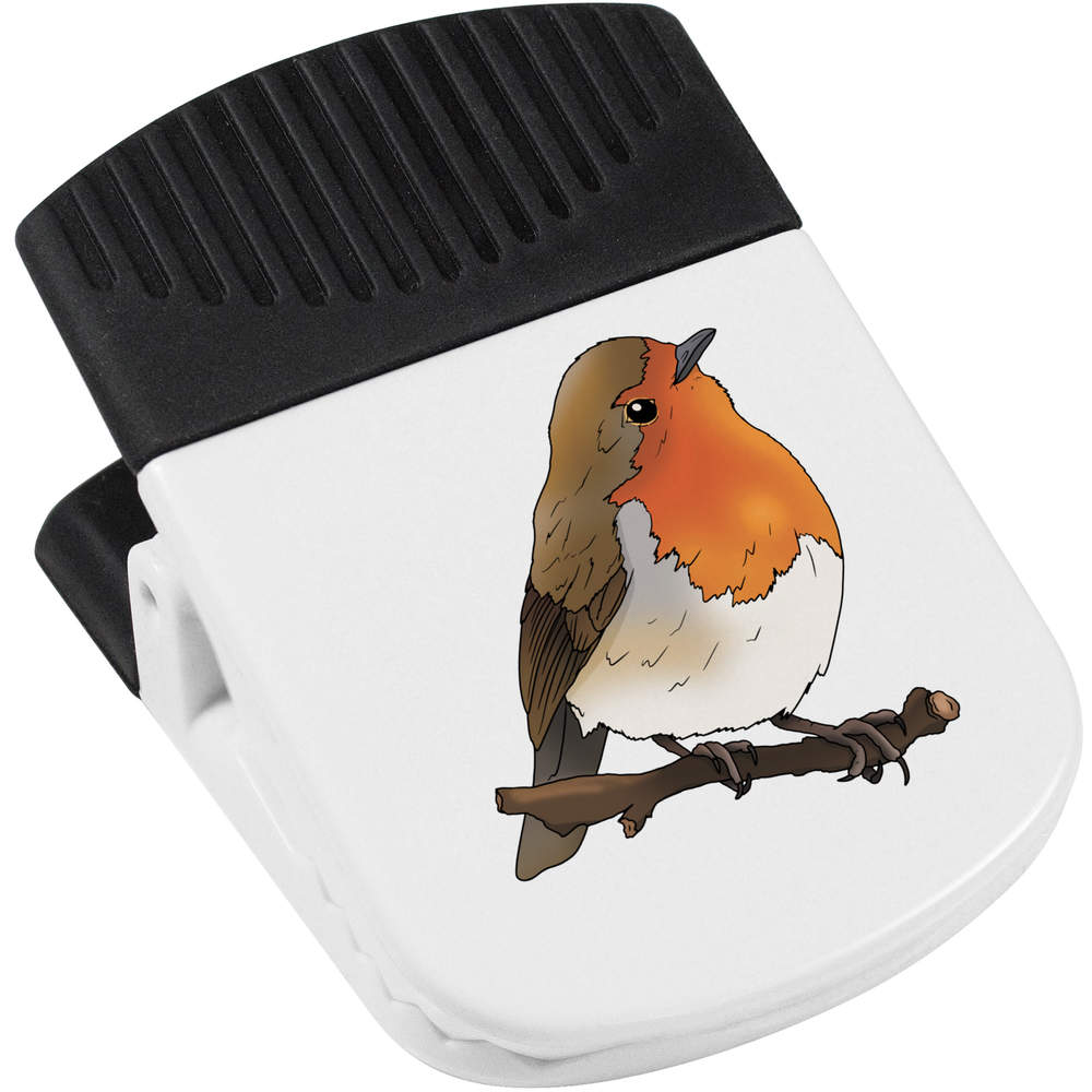 'Perched Robin Bird' Magnetic Clip (CP00047921)