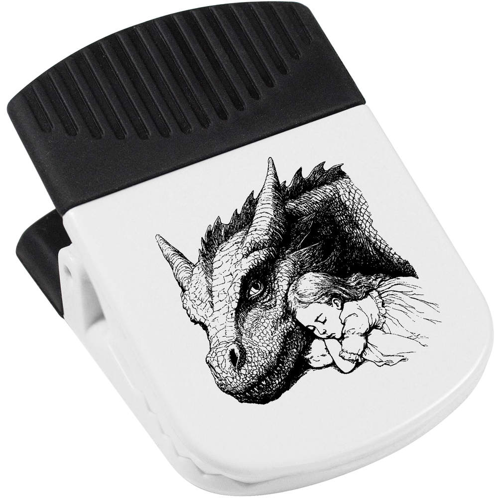 'Girl with Dragon' Magnetic Clip (CP00050460)