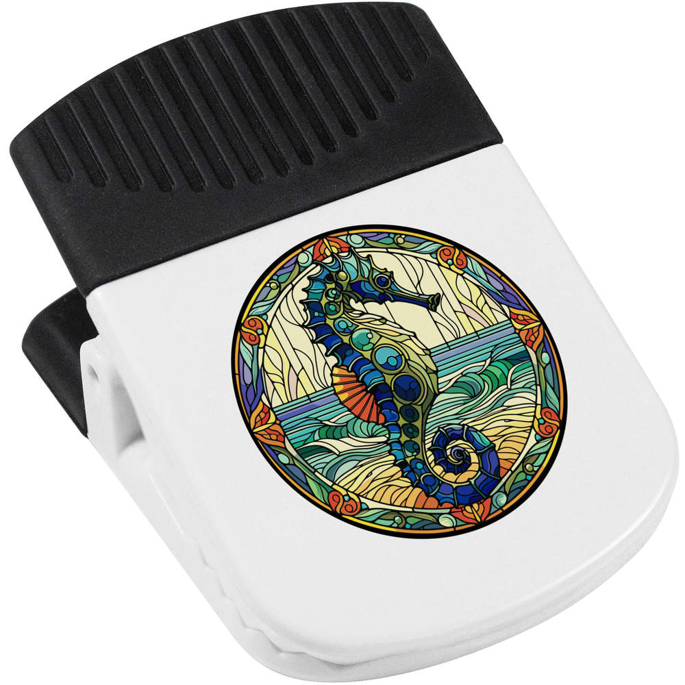 'Circular Seahorse Window' Magnetic Clip (CP00050521)