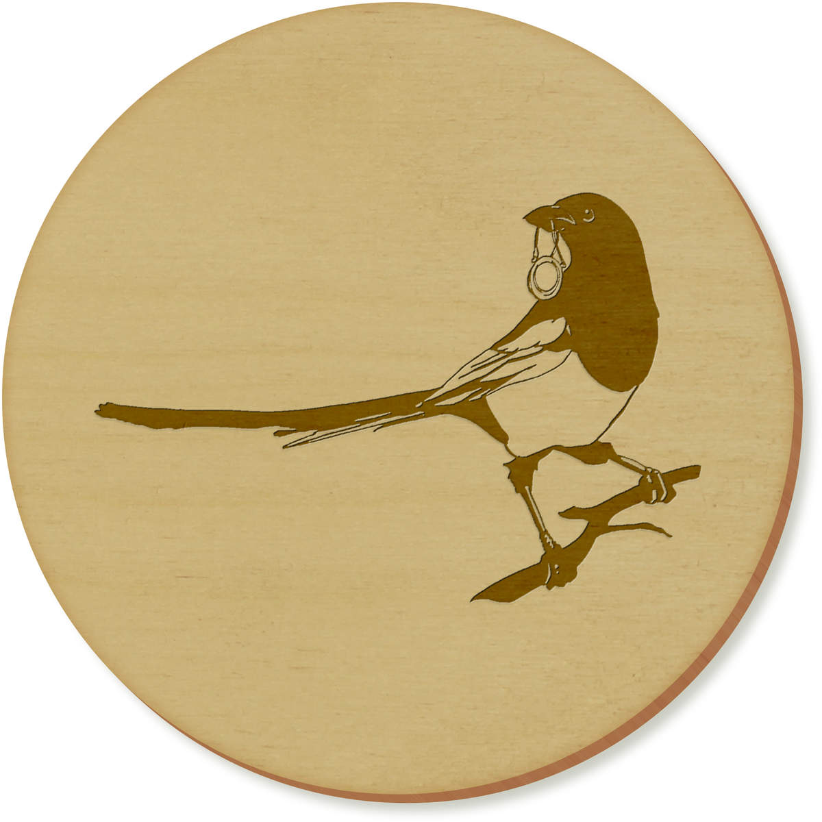 'Magpie With Ring' Coaster Sets (CR002436)