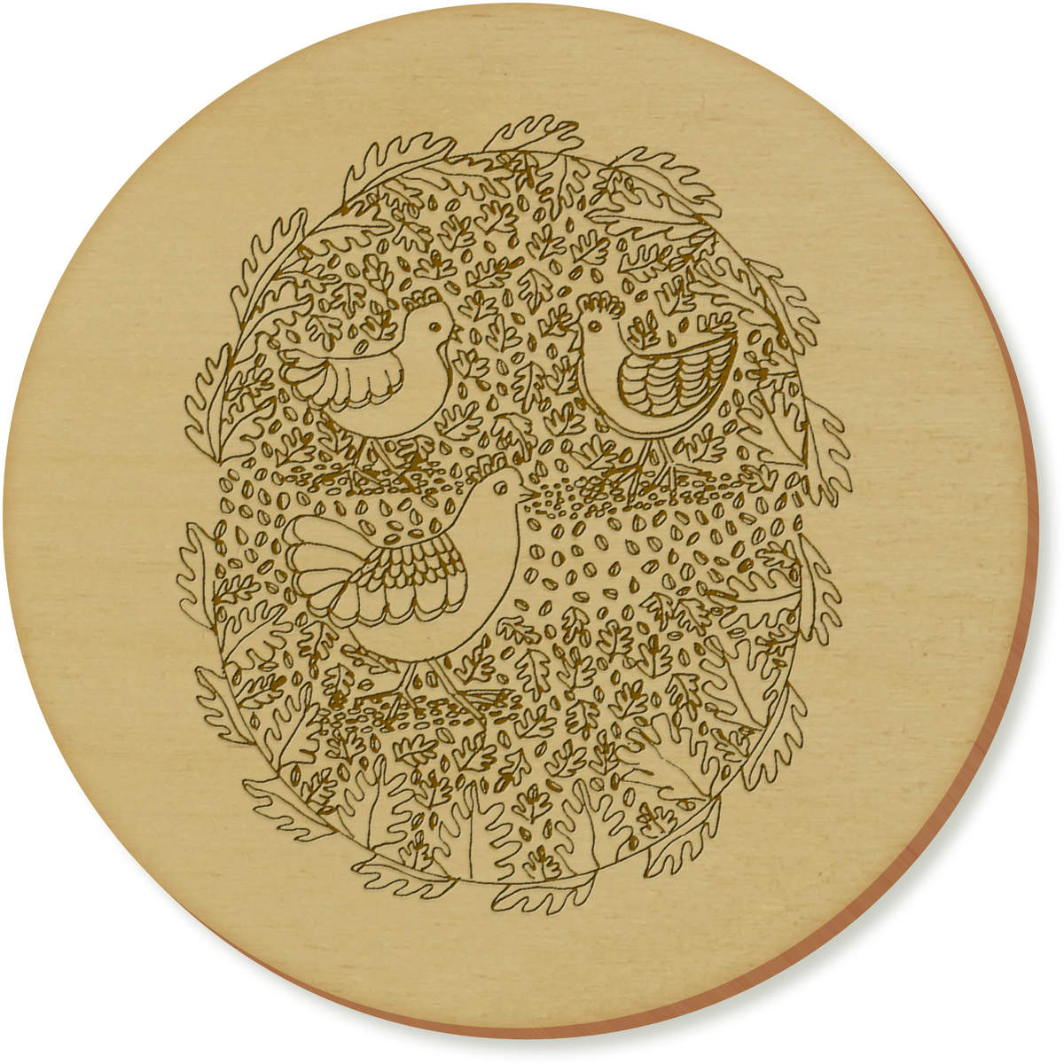 'Three French Hens' Coaster Sets (CR008340)