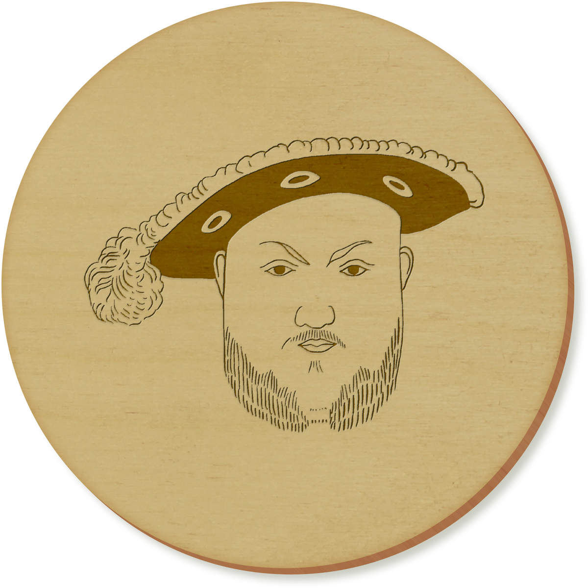 'Henry 8th Head' Coaster Sets (CR023464)