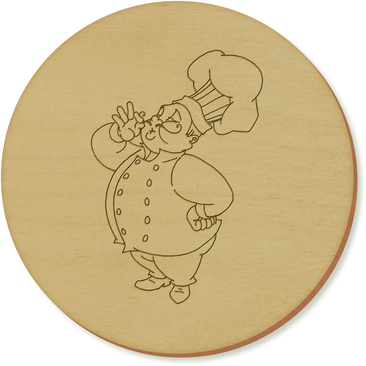 'Chubby Chef' Coaster Sets (CR027887)