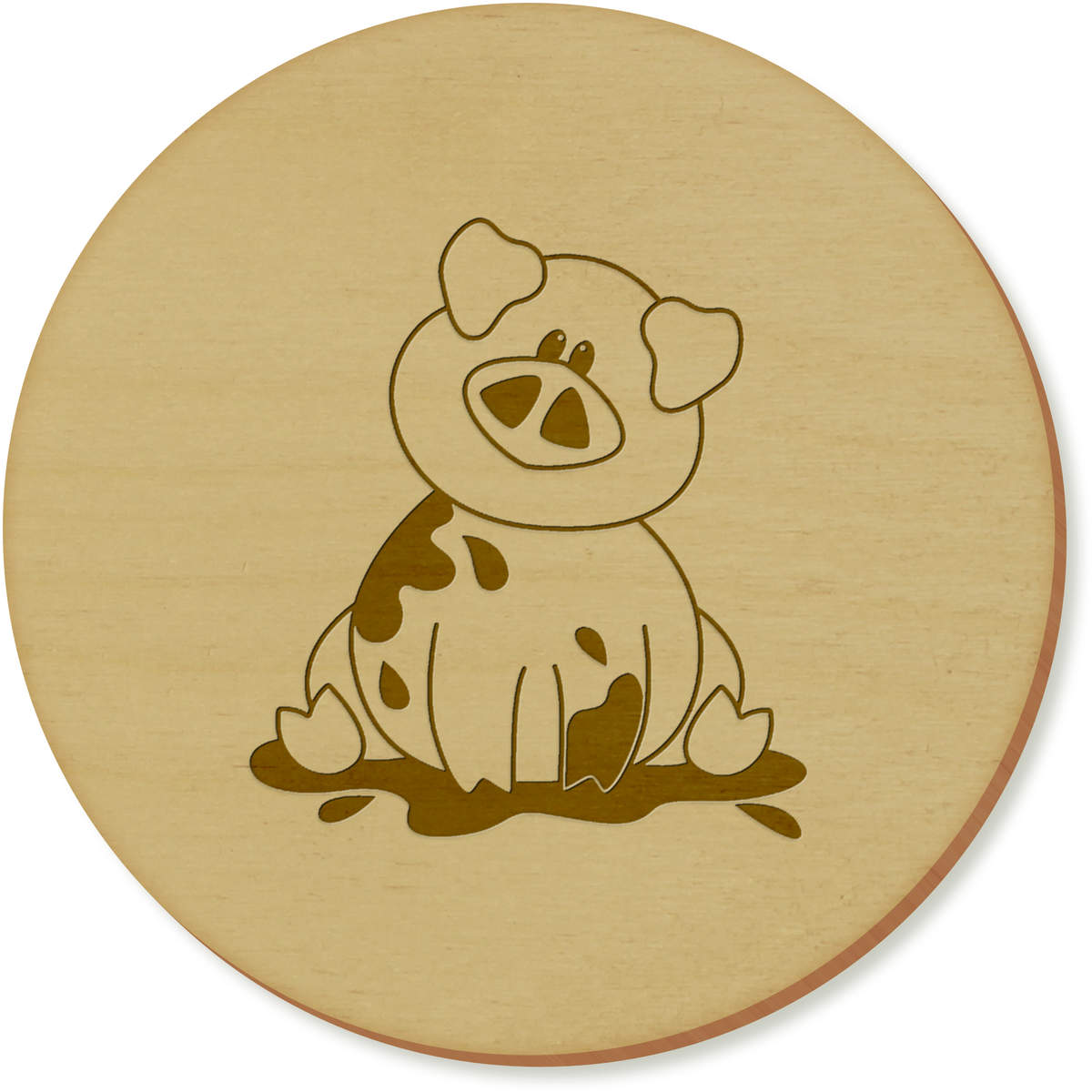 'Muddy Pig' Coaster Sets (CR034427)