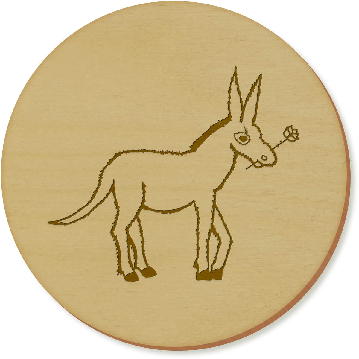 'Donkey With Rose' Coaster Sets (CR036136)