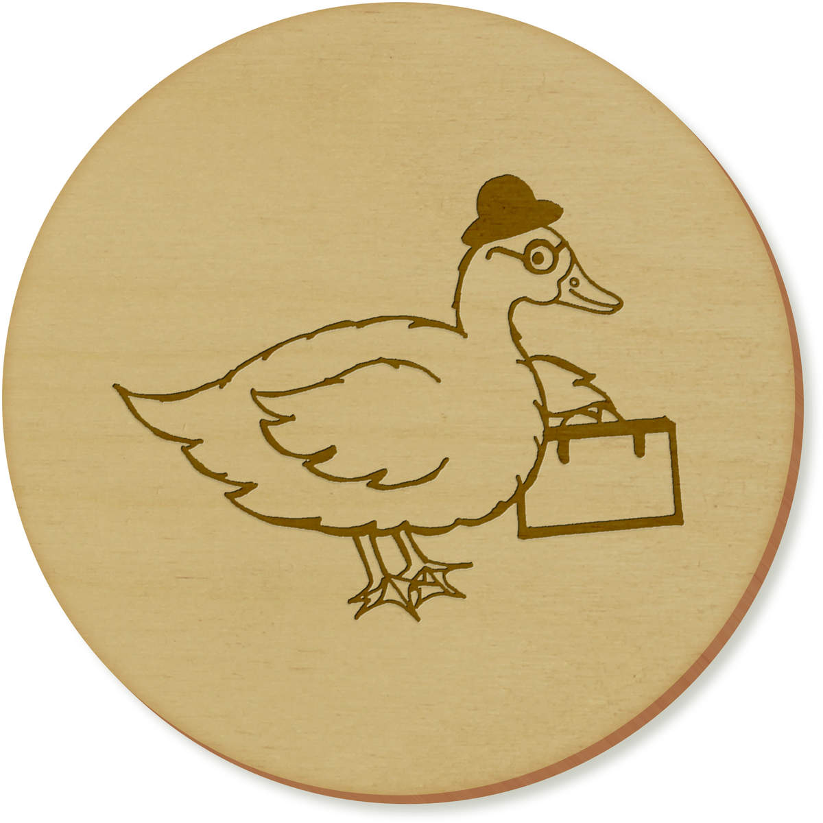 'Duck With Briefcase' Coaster Sets (CR037918)