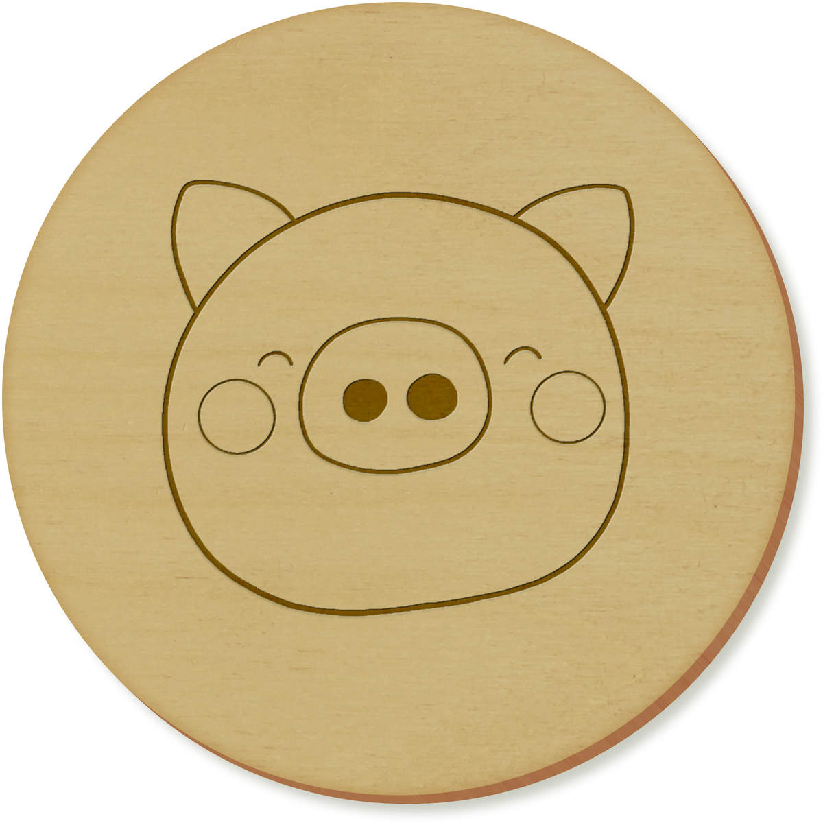 'Happy Pig' Coaster Sets (CR043280)