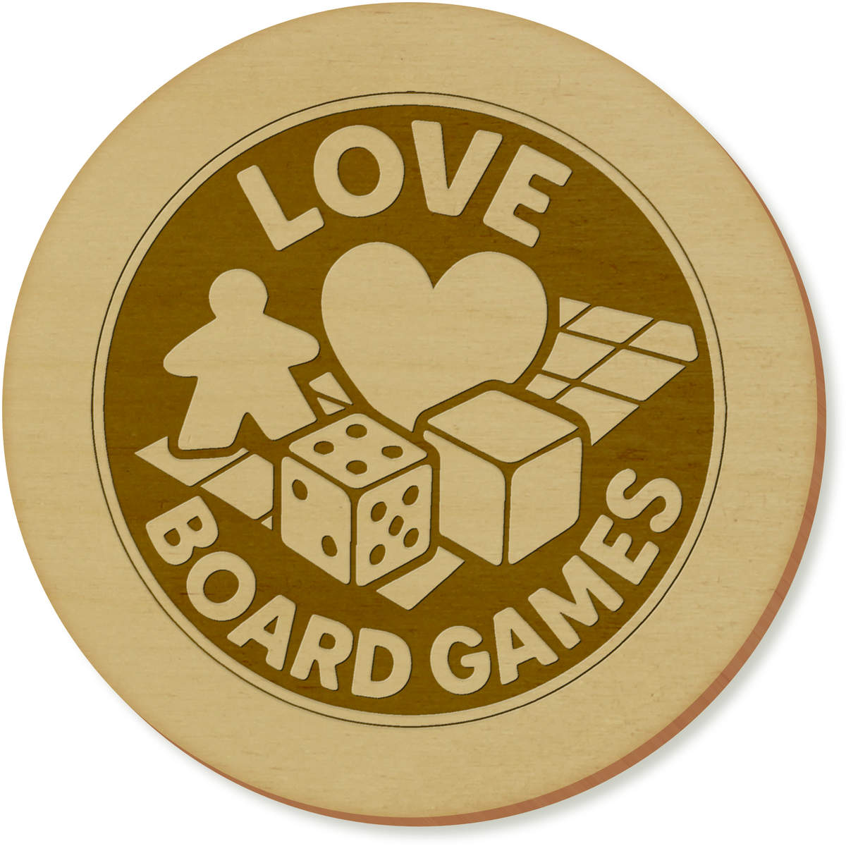 'Love Board Games' Coaster Sets (CR053996)