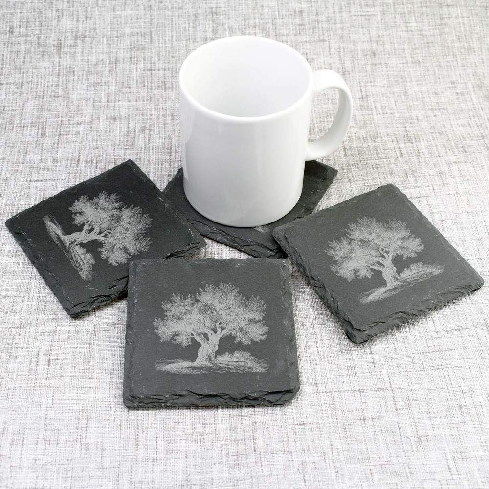 'Vintage Olive Tree' Coaster Sets (CR055841) - Picture 6 of 6