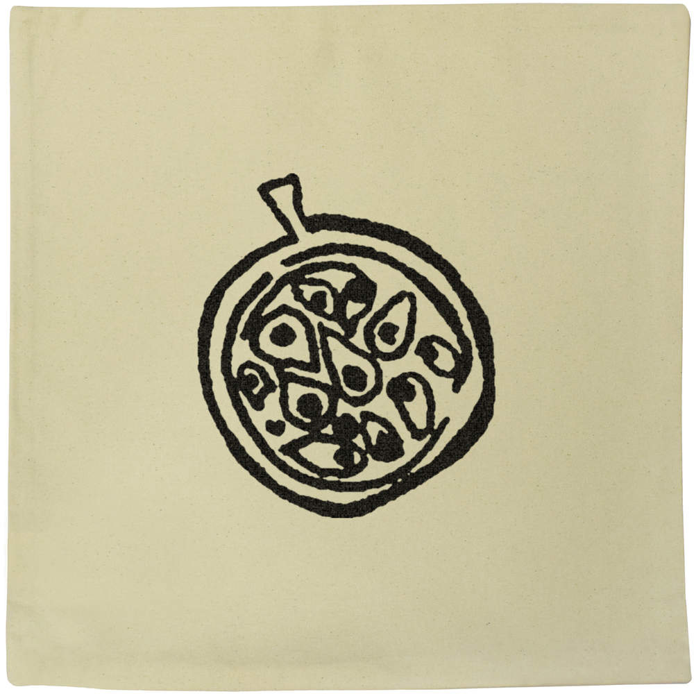 'Pomegranate' Canvas Cushion Cover - 40cm - Decorative Pillow Case for Sofas, Beds and Home Decor (CV00026136)