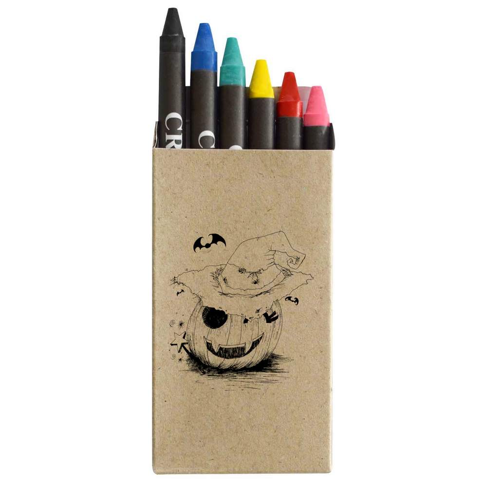 'Halloween Pumpkin' Coloured Crayon Set (CY00003781)