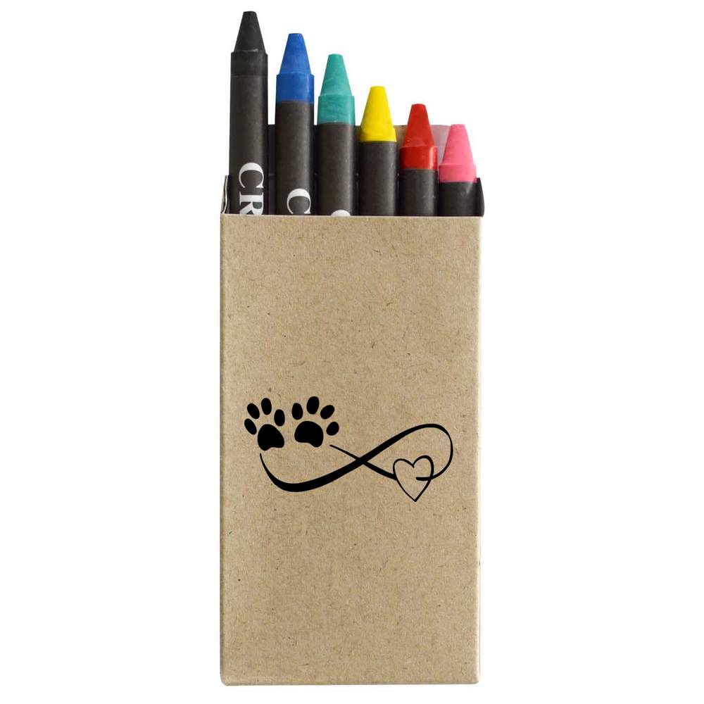 'Infinity Paws' Coloured Crayon Set (CY00006545)
