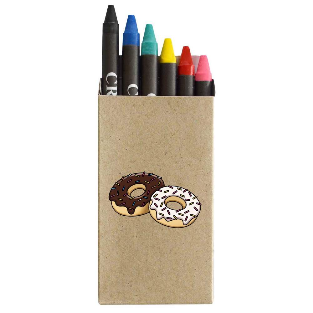 'Doughnuts' Coloured Crayon Set (CY00008189)