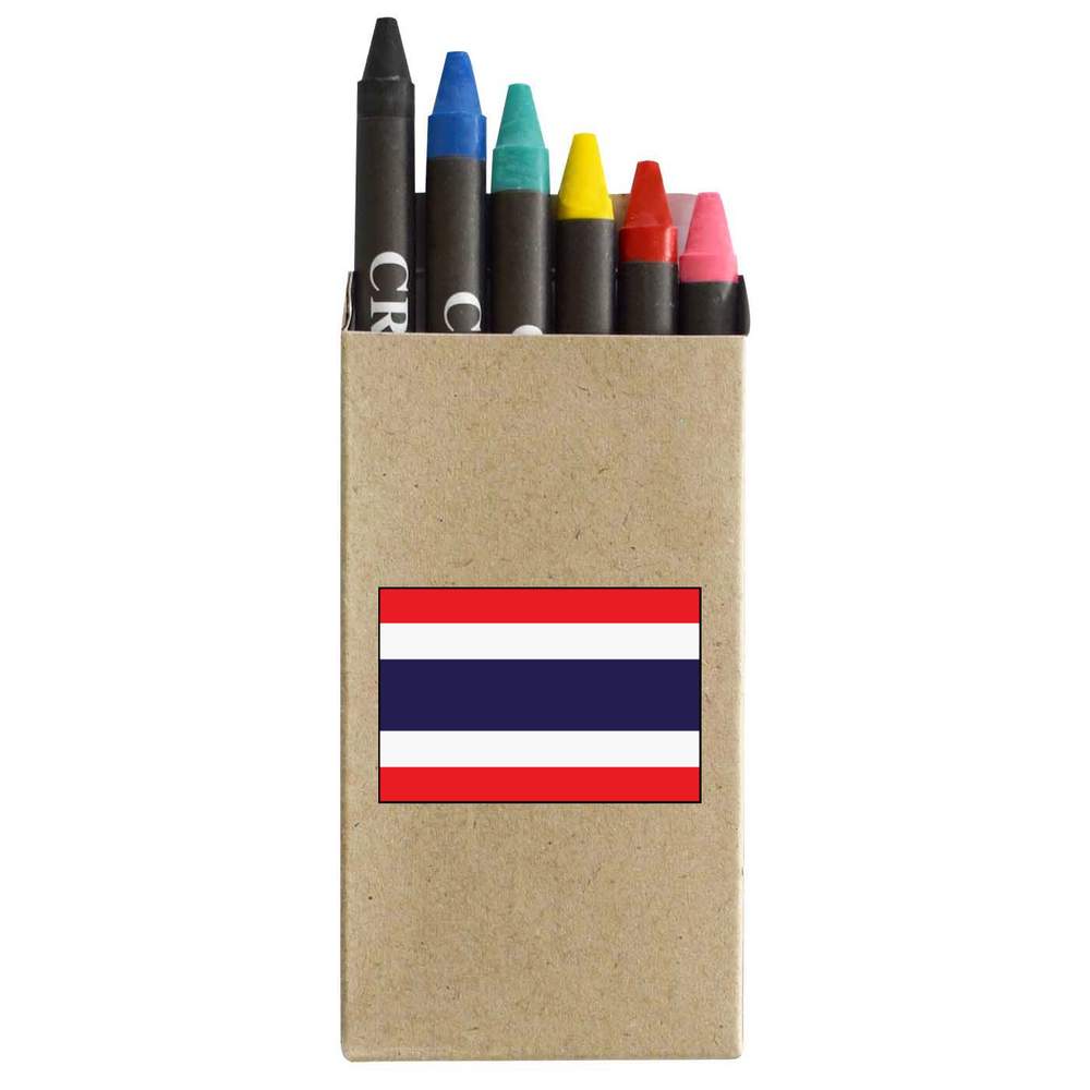'Thailand Flag' Coloured Crayon Set (CY00008284)