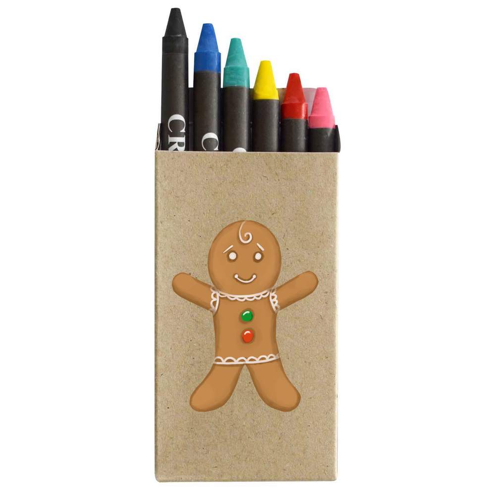 'Gingerbread Man' Coloured Crayon Set (CY00014992)