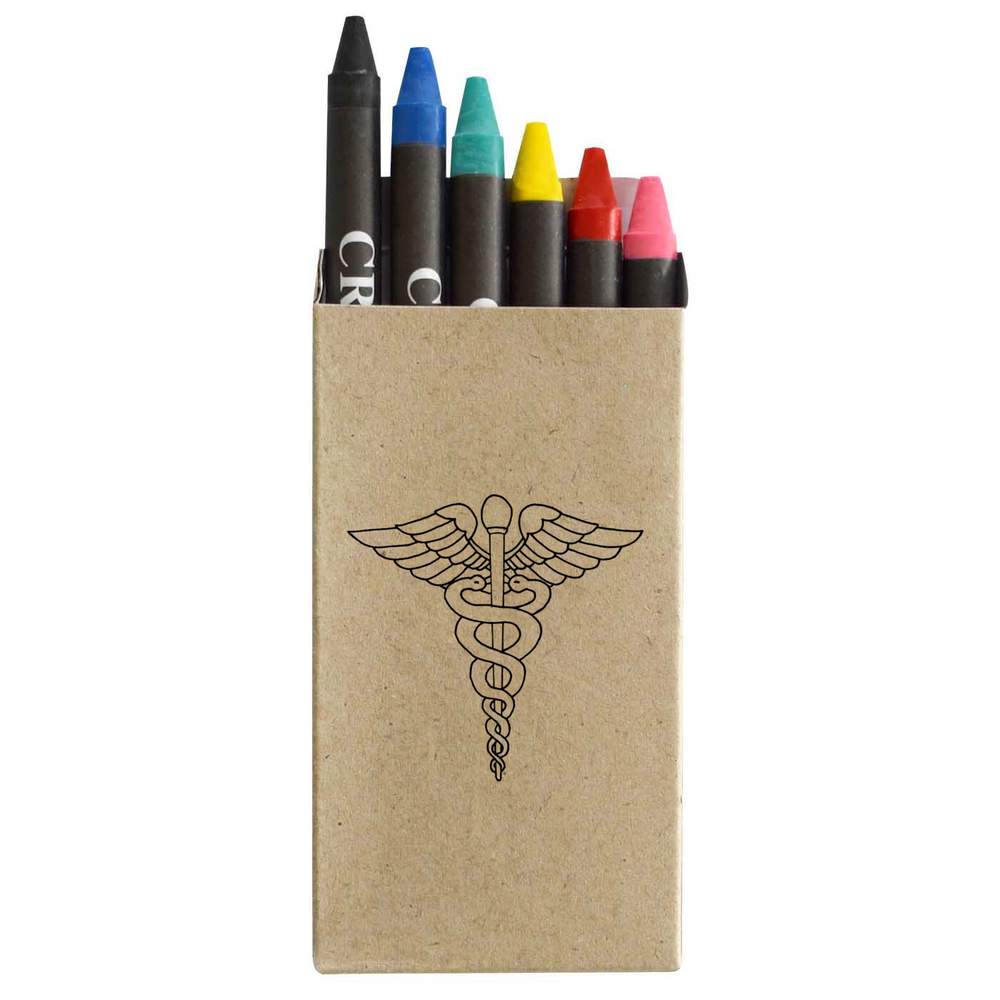 'Caduceus Symbol' Coloured Crayon Set (CY00016357)