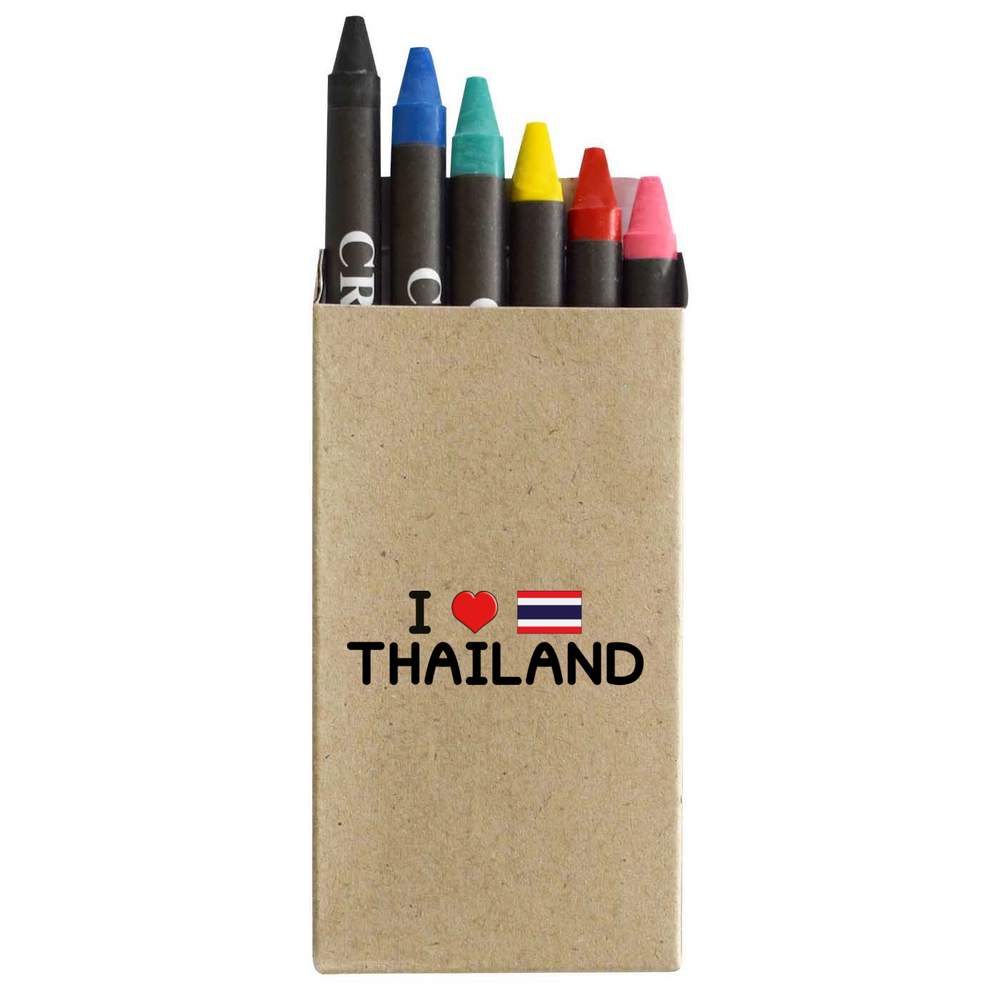 'I Love Thailand' Coloured Crayon Set (CY00019129)