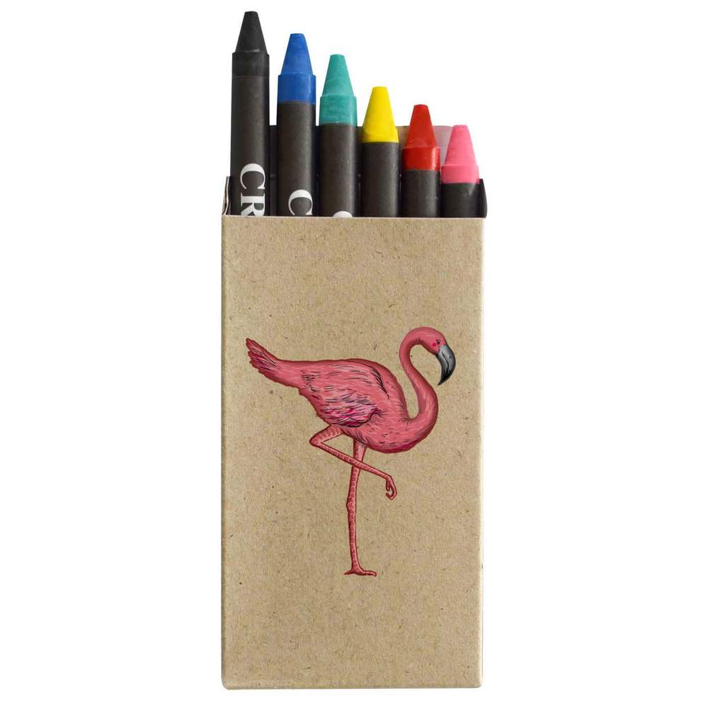 'Flamingo' Coloured Crayon Set (CY00020056)