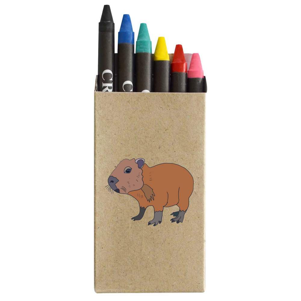 'Baby Capybara  ' Coloured Crayon Set (CY00021858)