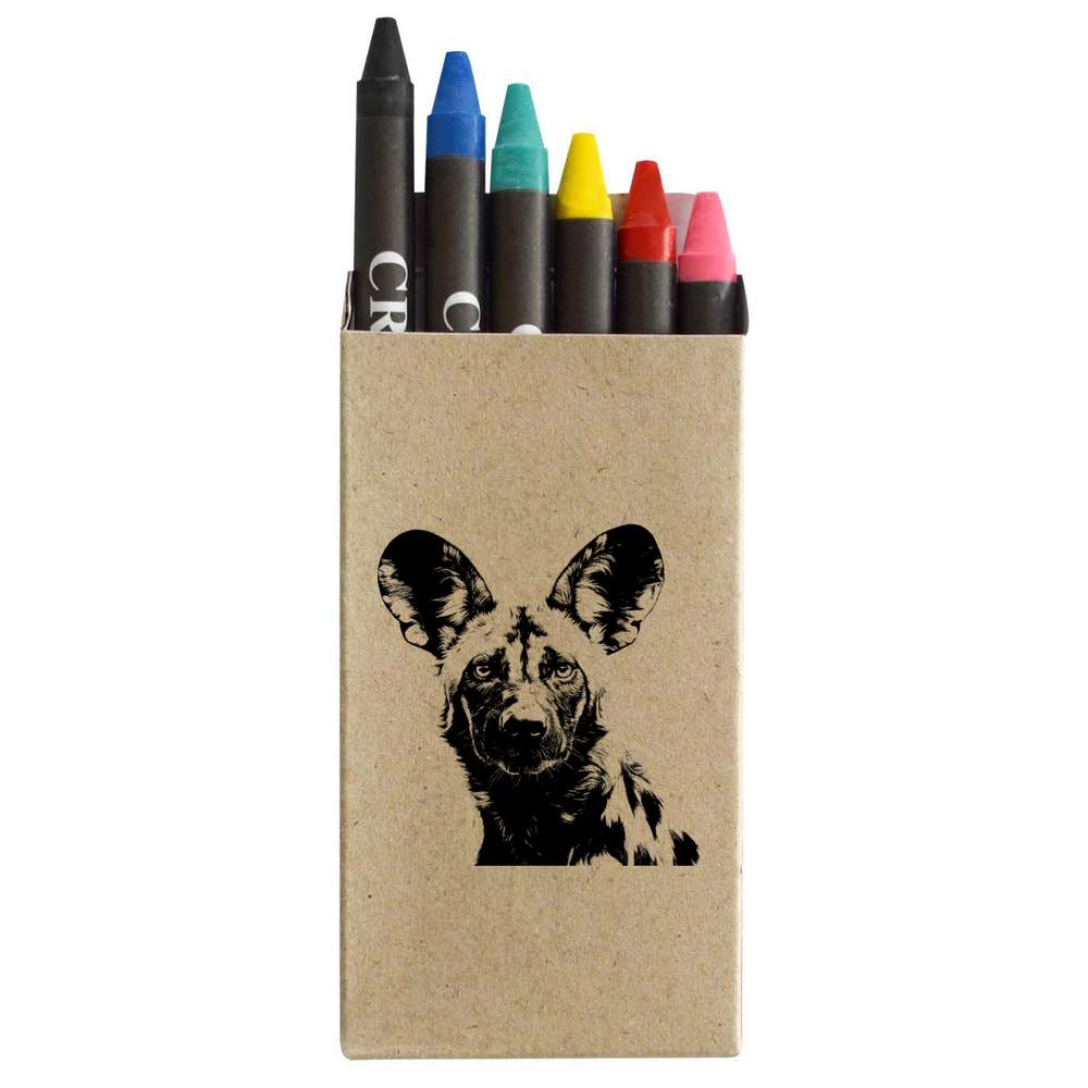 'African Wild dog' Coloured Crayon Set (CY00025011)