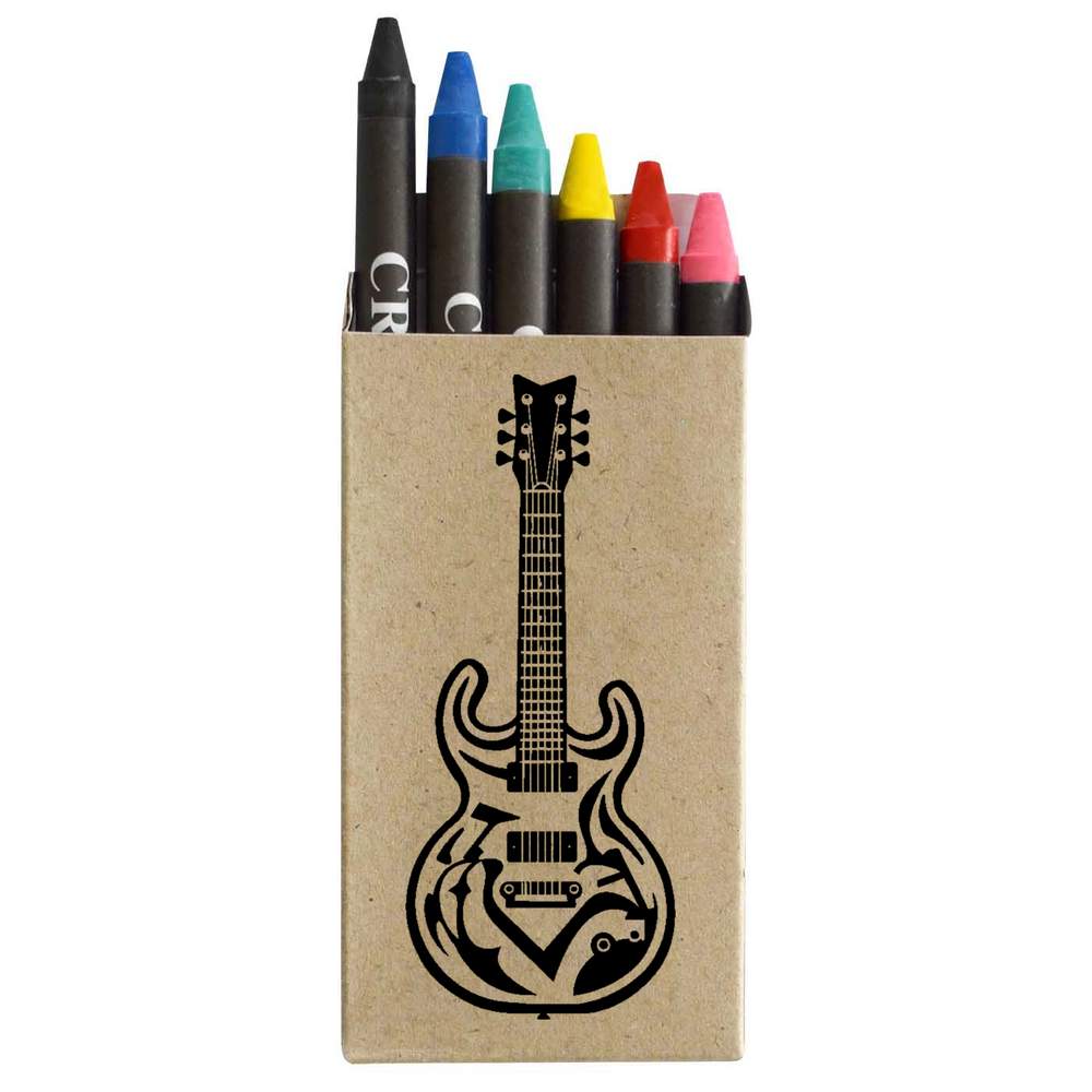 'Electric Guitar' Coloured Crayon Set (CY00025658)