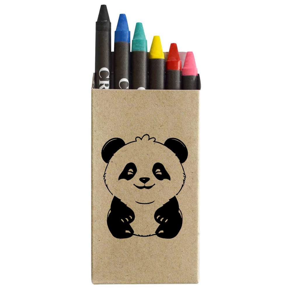 'Happy Panda' Coloured Crayon Set (CY00026294)