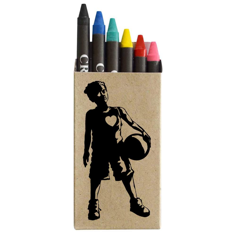 'Basket Ball Boy' Coloured Crayon Set (CY00026875)