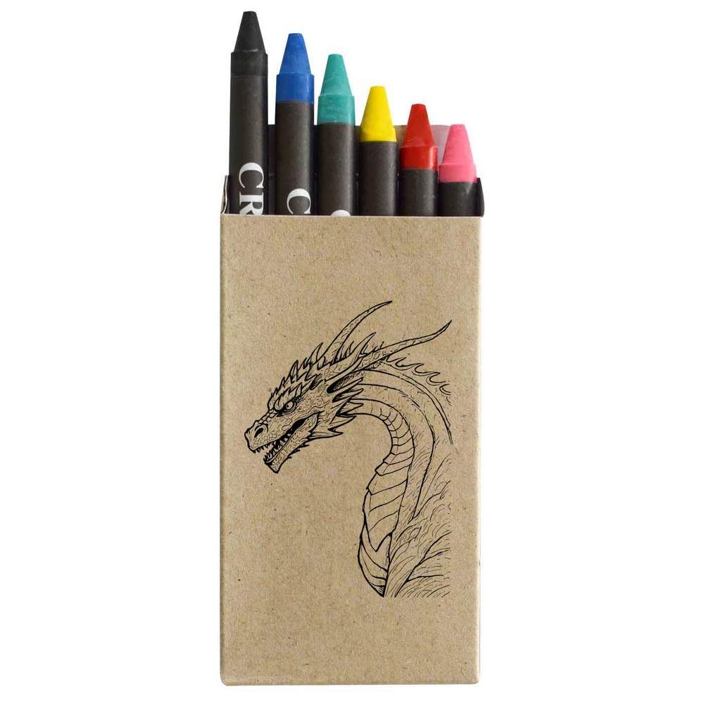 'Lair Guarding Dragon' Coloured Crayon Set (CY00029592)