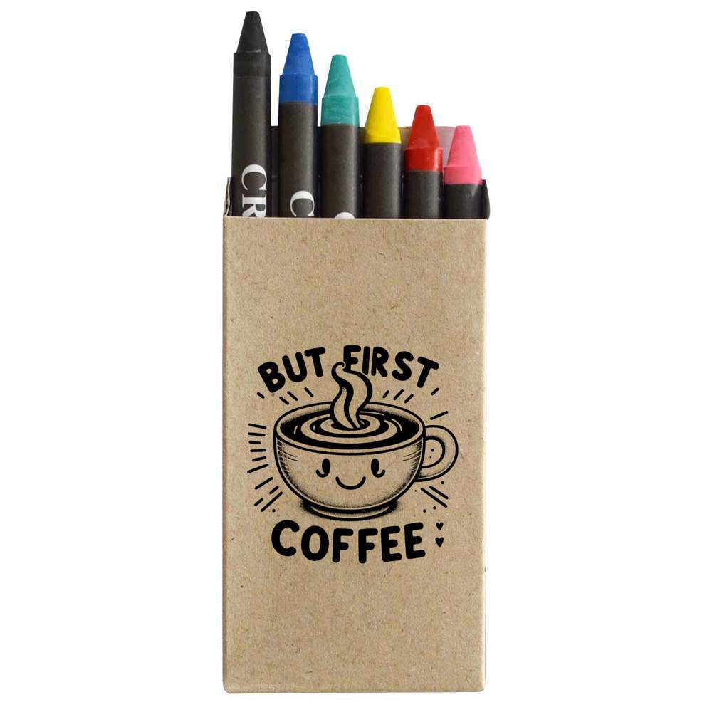 'But First Coffee' Coloured Crayon Set (CY00030891)