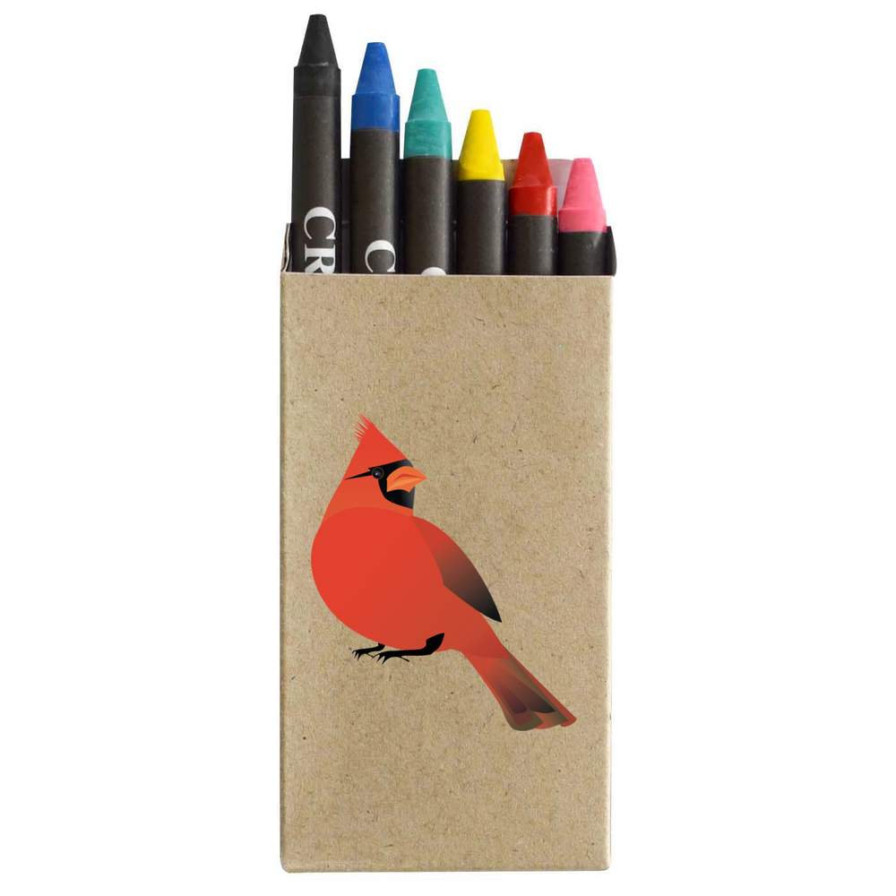 'Red Cardinal' Coloured Crayon Set (CY00031641)