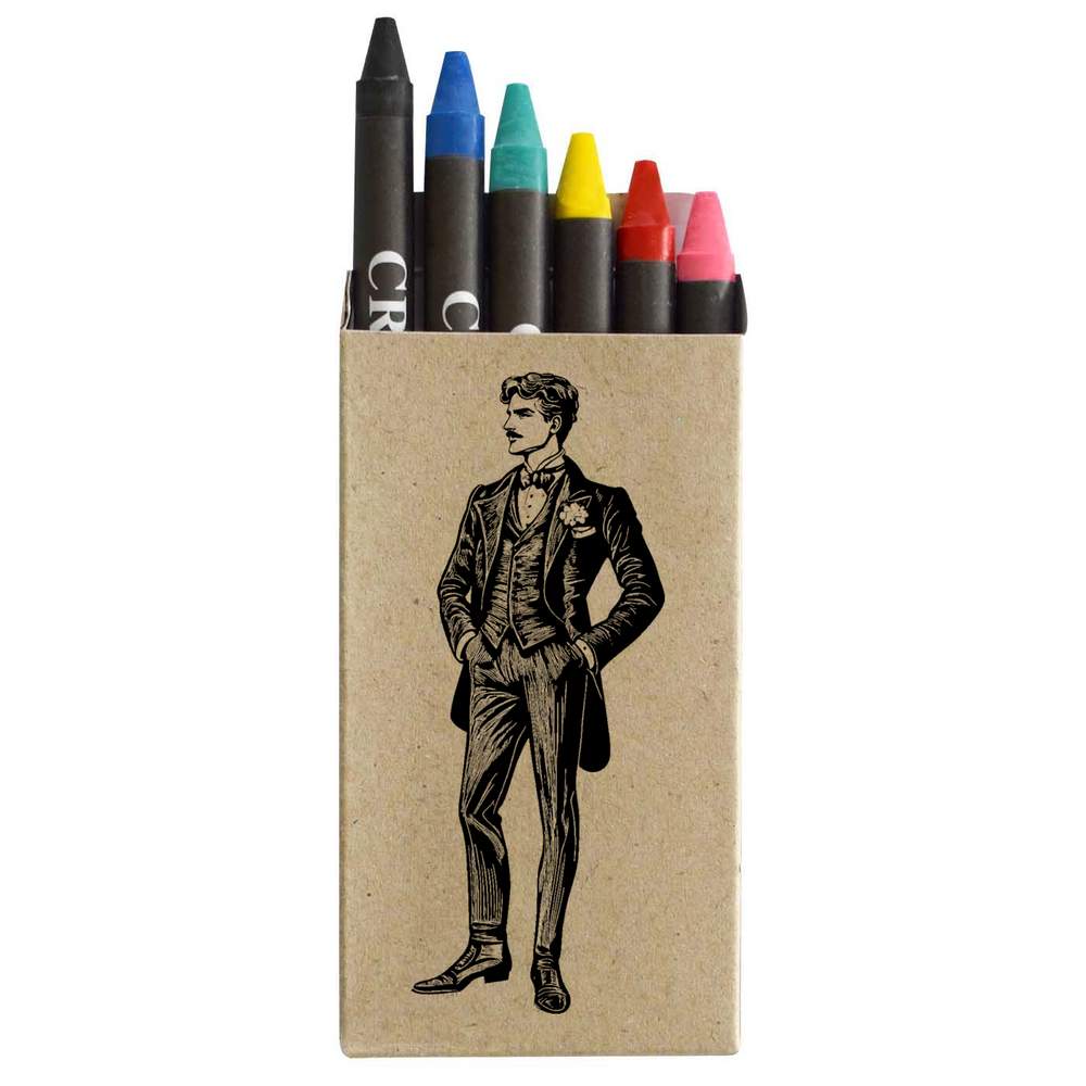 'Victorian Man' Coloured Crayon Set (CY00033338)