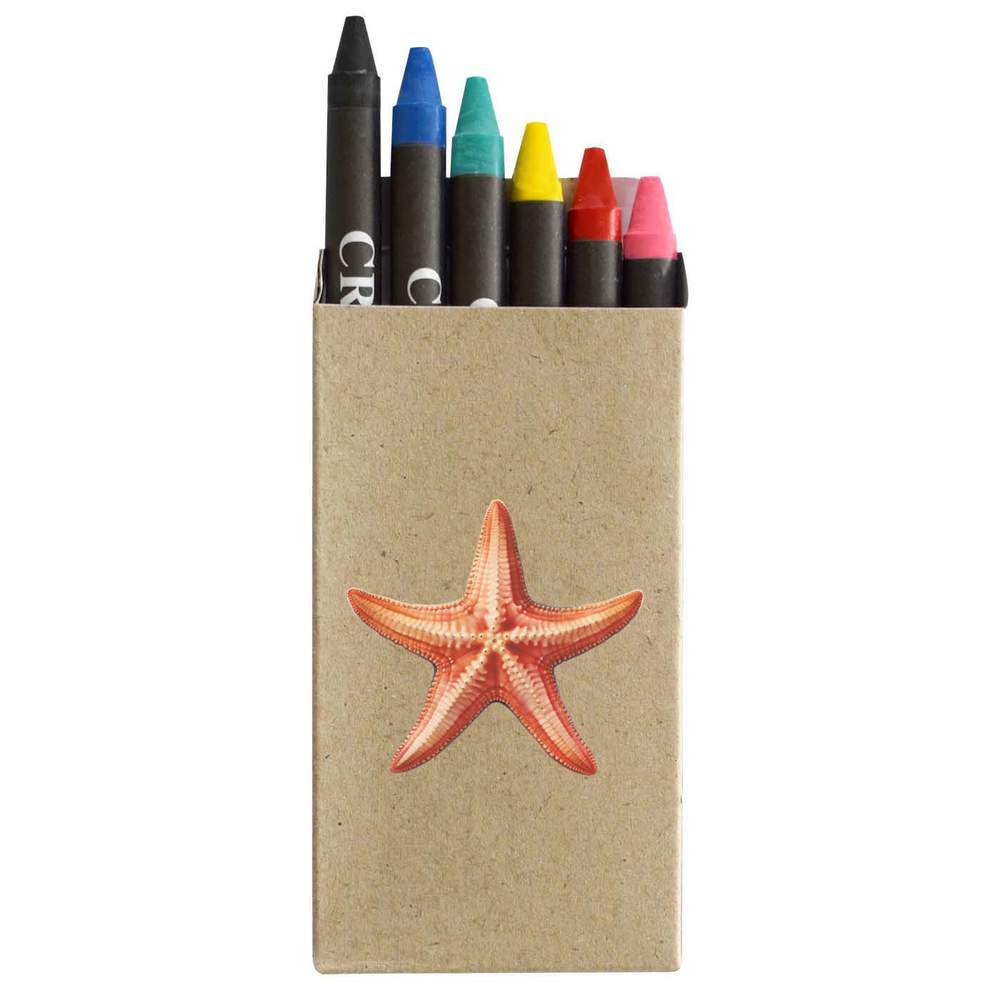 'Single Starfish' Coloured Crayon Set (CY00035212)