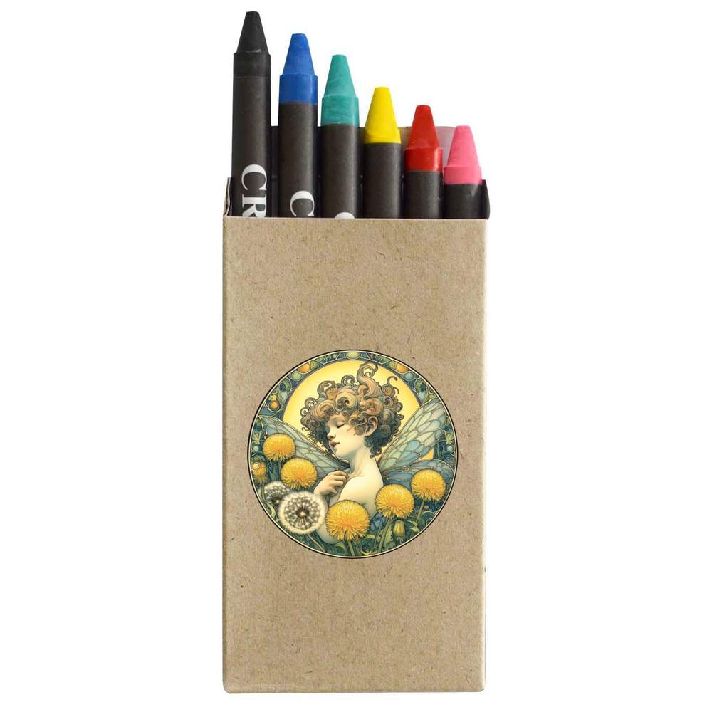'Dandelion Garden Fairy' Coloured Crayon Set (CY00036312)