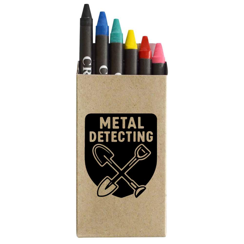 'Metal Detecting Motif' Coloured Crayon Set (CY00036620)