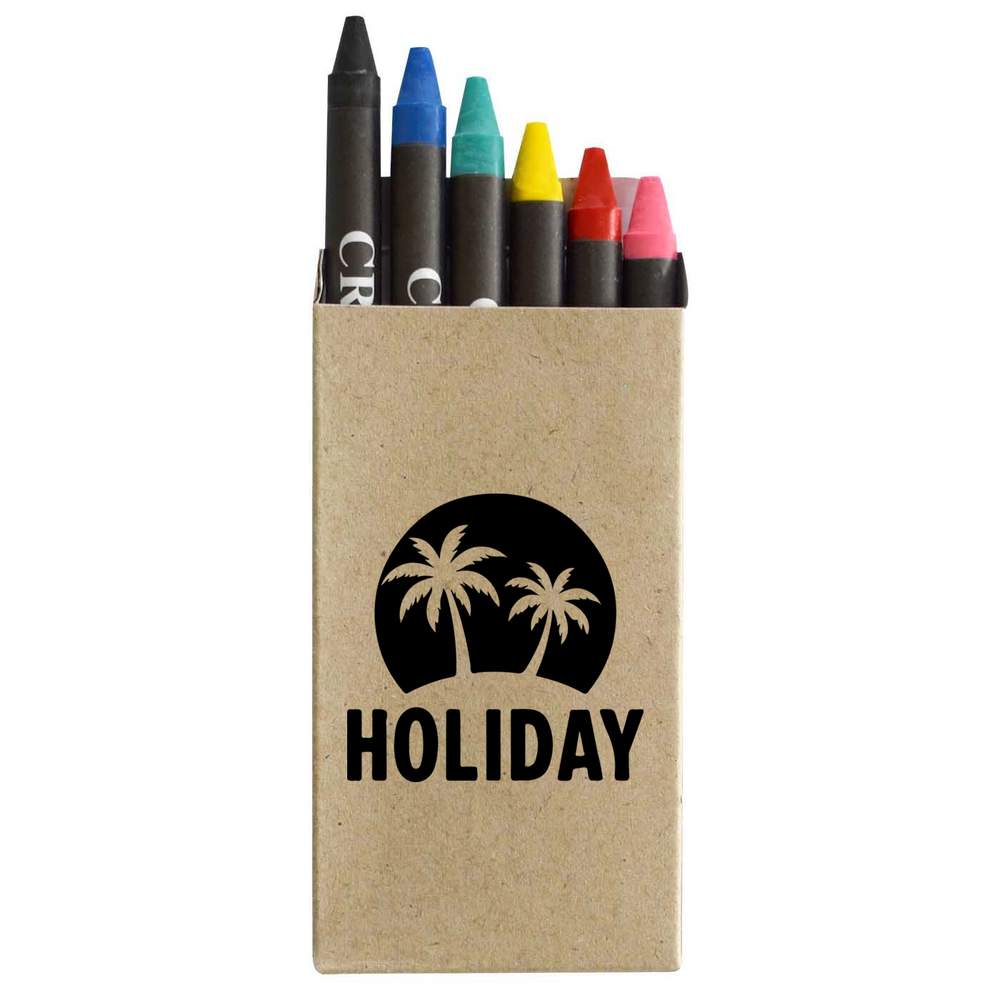 'Holiday Island Paradise' Coloured Crayon Set (CY00037306)