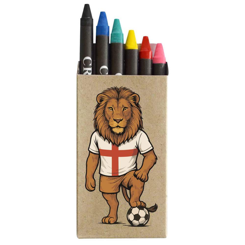 'England Football Lion' Coloured Crayon Set (CY00037367)