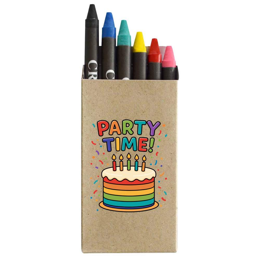 'Party Time' Coloured Crayon Set (CY00038255)