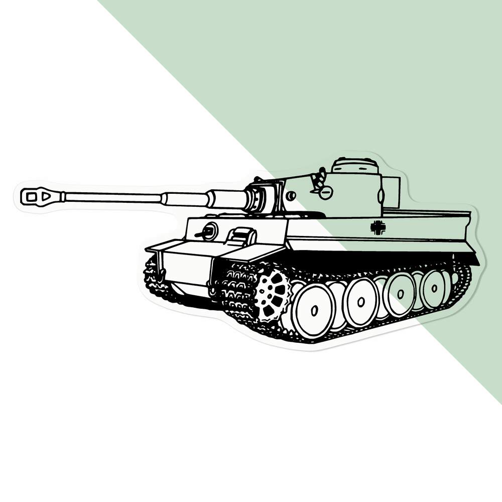 'Tiger Tank' Clear Sticker Decals (DC027436) - Picture 19 of 30