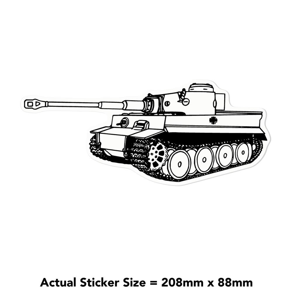 'Tiger Tank' Clear Sticker Decals (DC027436) - Picture 21 of 30