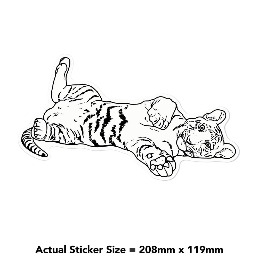 'Tiger Cub' Clear Sticker Decals (DC035328) - Picture 21 of 30