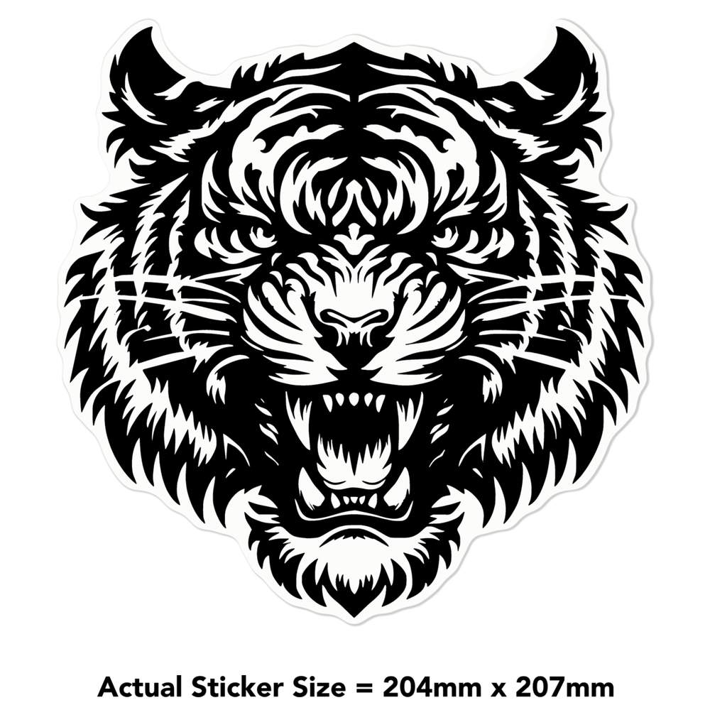 'Fierce Tiger' Clear Sticker Decals (DC045422) - Picture 21 of 30