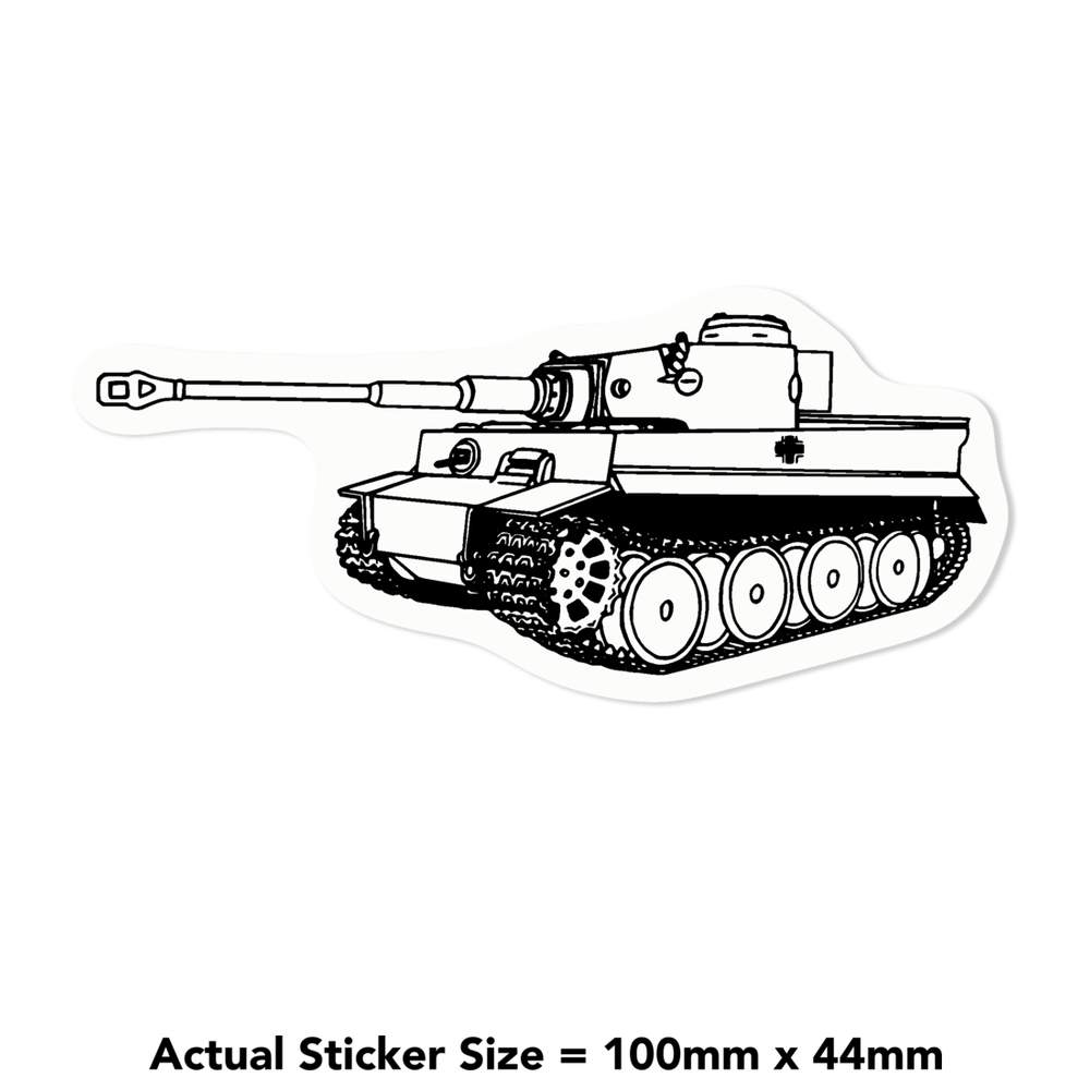 'Tiger Tank' Clear Sticker Decals (DC027436) - Picture 15 of 30