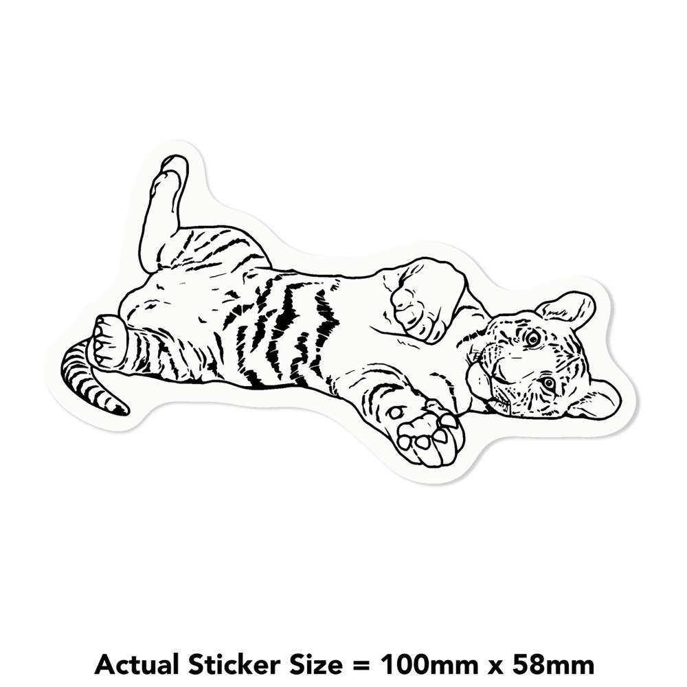 'Tiger Cub' Clear Sticker Decals (DC035328) - Picture 15 of 30