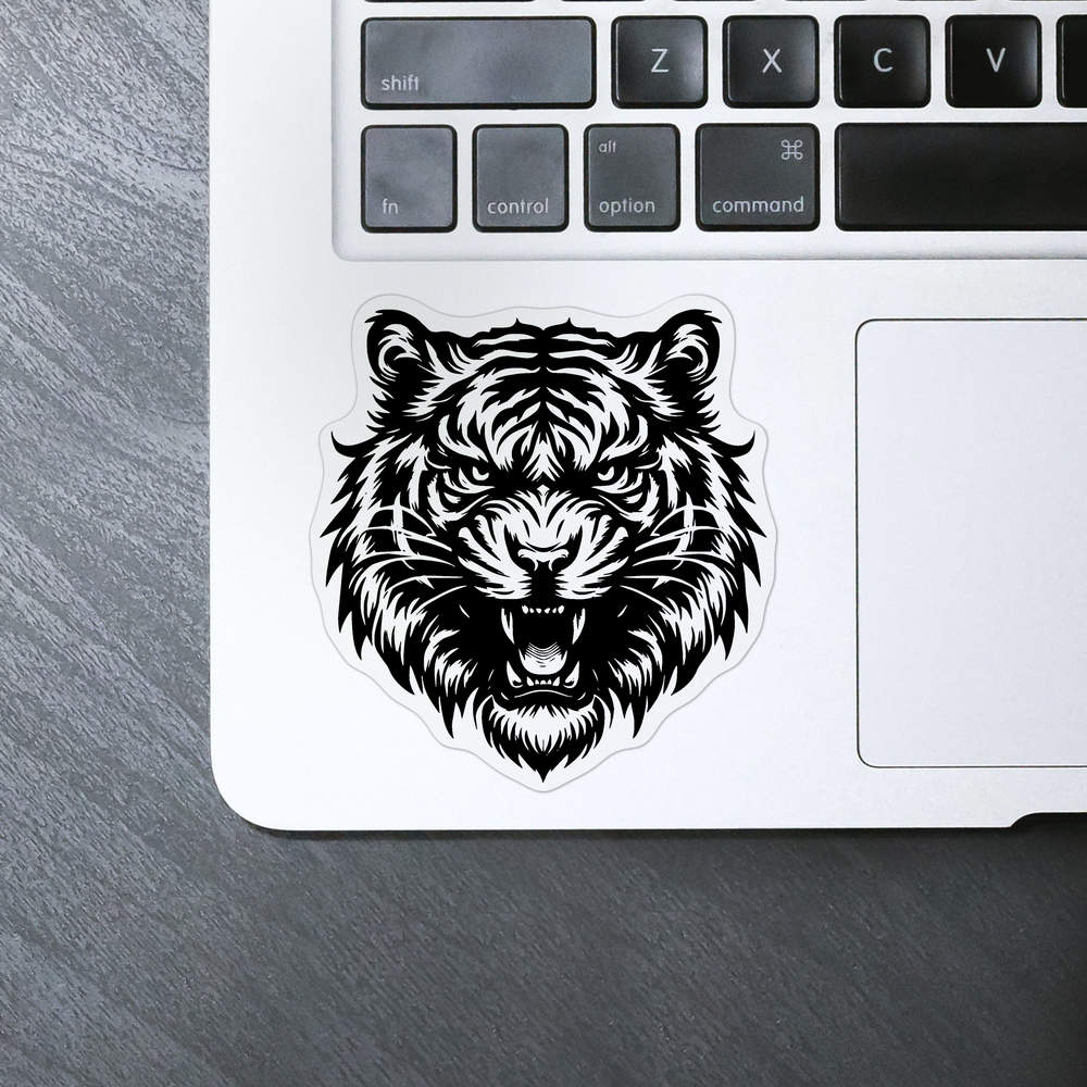 'Angry Tiger' Clear Sticker Decals (DC045519) - Picture 14 of 30