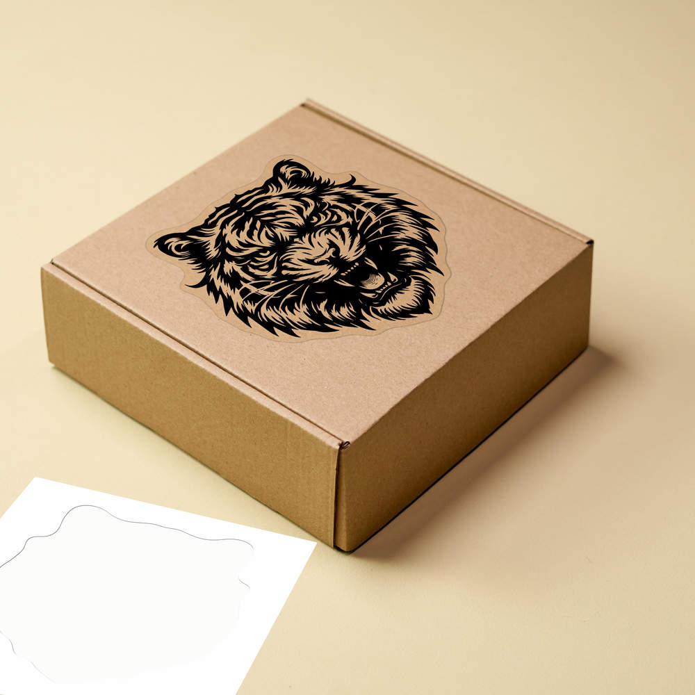 'Angry Tiger' Clear Sticker Decals (DC045519) - Picture 16 of 30