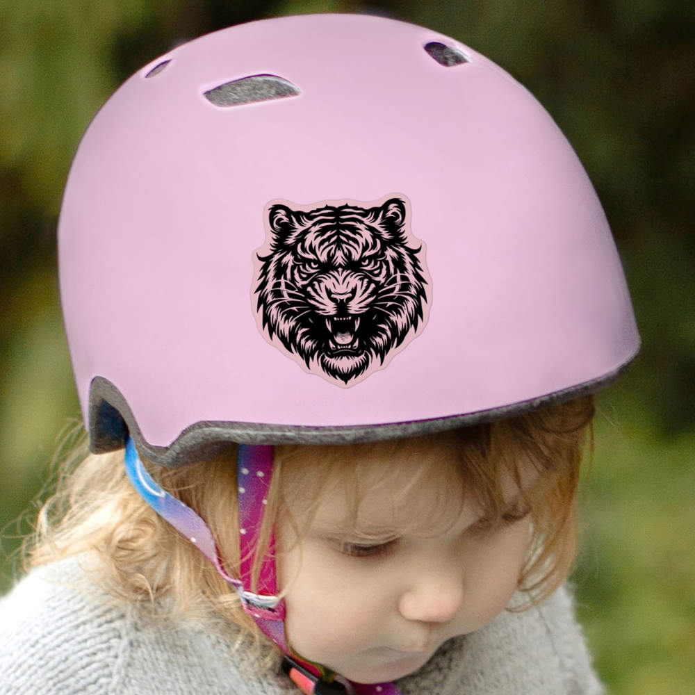 'Angry Tiger' Clear Sticker Decals (DC045519) - Picture 17 of 30