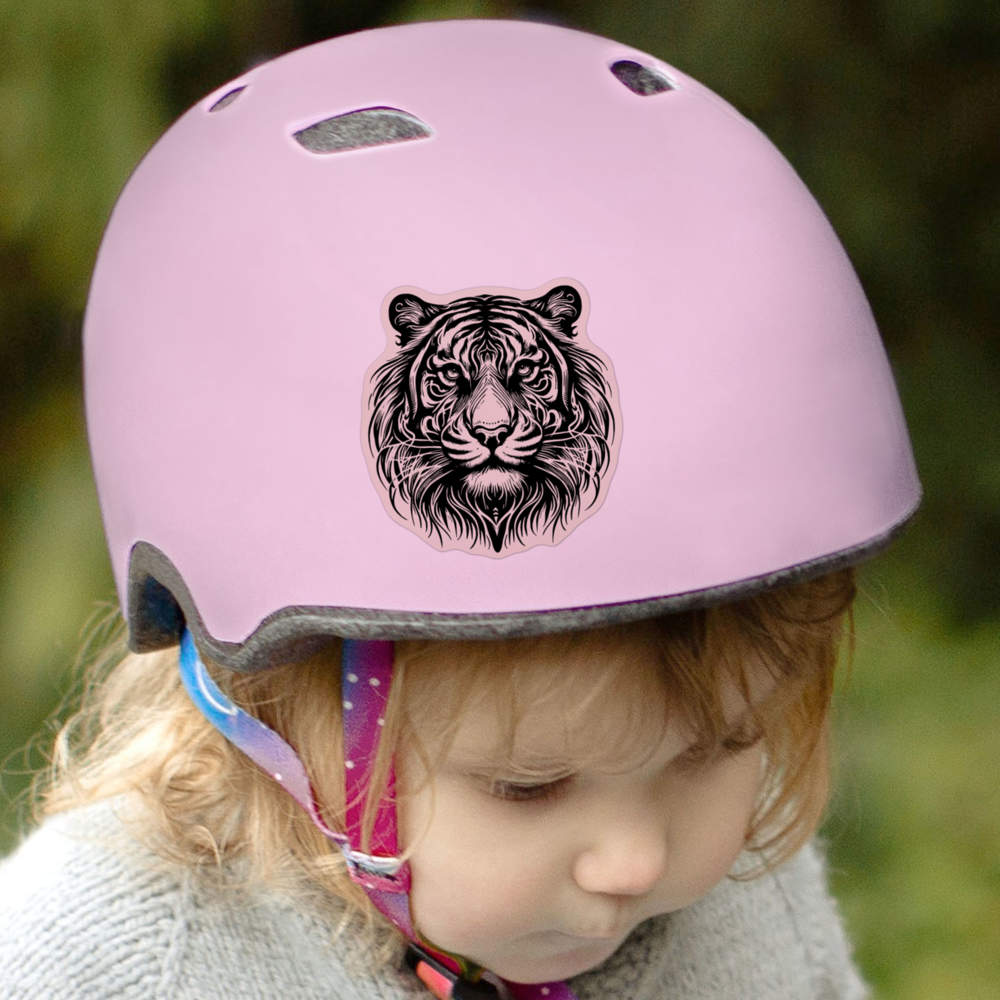 'Tribal Tiger Head' Clear Sticker Decals (DC055025) - Picture 17 of 30