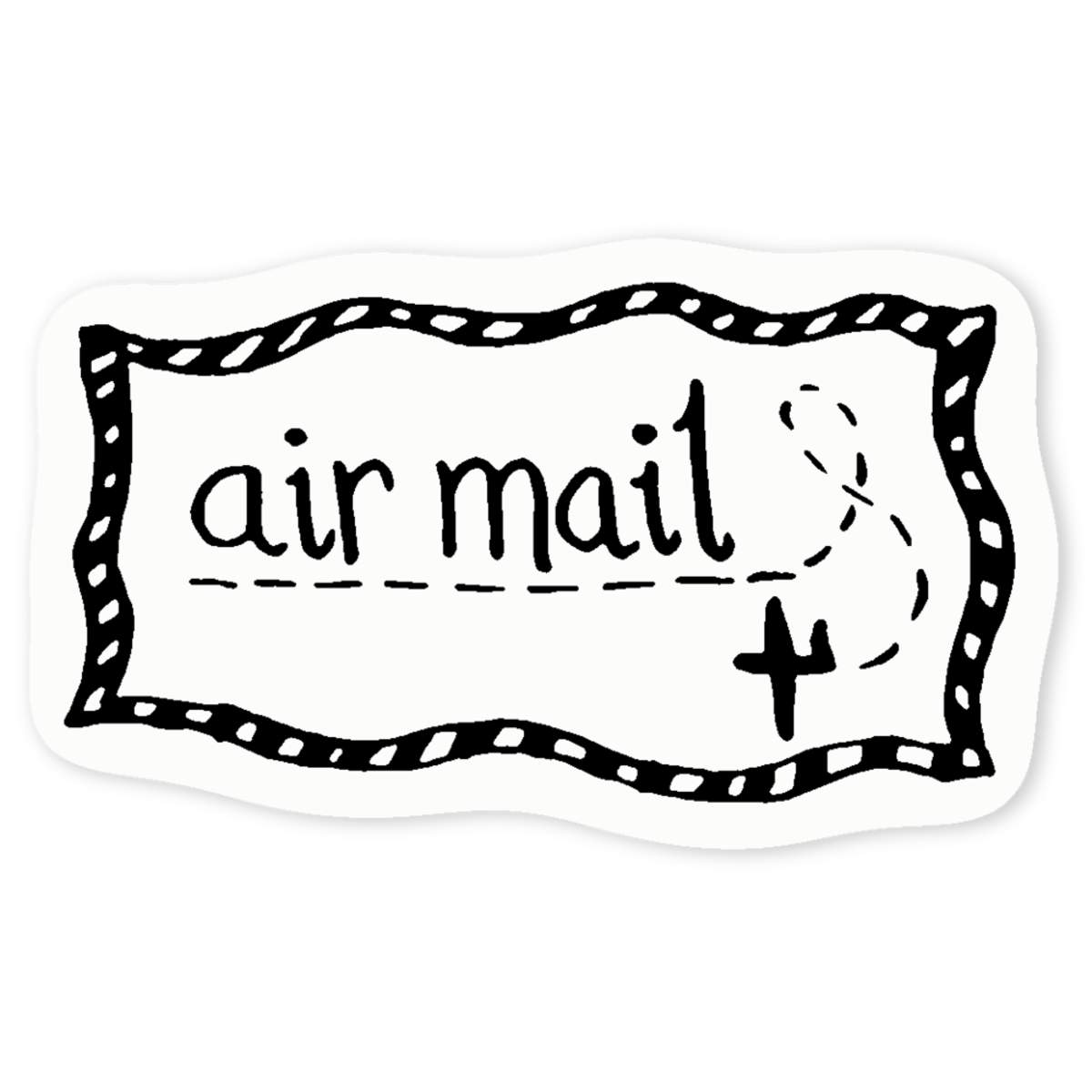 'Air Mail' Clear Sticker Decals (DC004646)